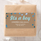 Sein Junge Confetti Kraft Papier Wasser Flasche Ge (Insitu)