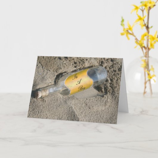 Sein Junge Karte (Gelbe Blume)