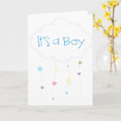 Sein Junge Karte (Gelbe Blume)