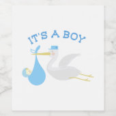 Sein Junge Weinetikett (Einzelnes Label)