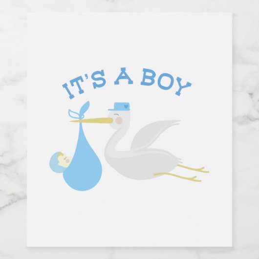 Sein Junge Weinetikett (Einzelnes Label)