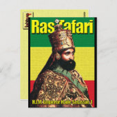 Sein Kaiser Haile Selassie I. Postkarte (Vorne/Hinten)