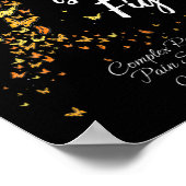 Sein Kampf Crps komplexe regionale Schmerzsyndrom  Poster (Ecke)