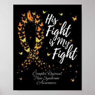 Sein Kampf Crps komplexe regionale Schmerzsyndrom  Poster