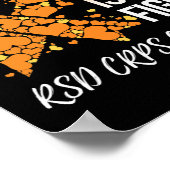 Sein Kampf ist mein "Fight Rsd Crps Awareness 1" Poster (Ecke)