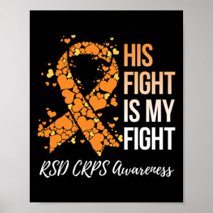Sein Kampf ist mein "Fight Rsd Crps Awareness 1" Poster