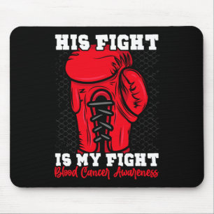 Sein Kampf ist mein Kampf. Boxerblutkrebs A Mousepad