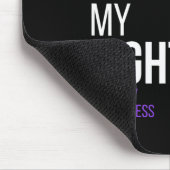 Sein Kampf ist mein Kampf Epilepsie Bewusstsein Mo Mousepad (Ecke)