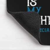 Sein Kampf ist mein Kampf gegen Alopezie Bewusstse Mousepad (Ecke)