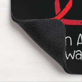 Sein Kampf ist mein Kampf gegen Aneurysma Mousepad (Ecke)