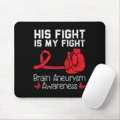 Sein Kampf ist mein Kampf gegen Aneurysma Mousepad (Mit Mouse)