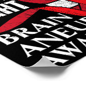 Sein Kampf ist mein Kampf gegen Aneurysma Poster (Ecke)