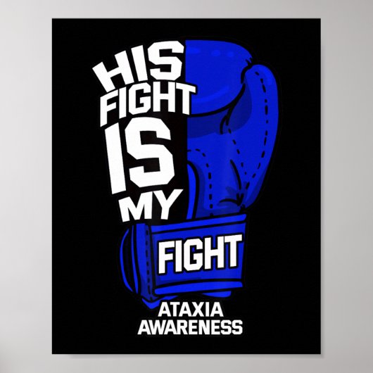 Sein Kampf ist mein Kampf gegen Ataxie Bewegungsst Poster (Vorne)