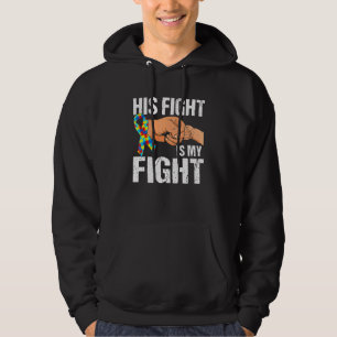 Sein Kampf ist mein Kampf gegen Autismus Bewusstse Hoodie