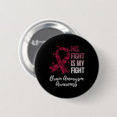 Sein Kampf ist mein Kampf gegen das Aneurysma-Bewu Button (Vorne & Hinten)