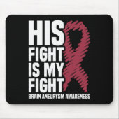 Sein Kampf ist mein Kampf gegen das Aneurysma-Bewu Mousepad (Vorne)