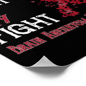 Sein Kampf ist mein Kampf gegen das Aneurysma-Bewu Poster (Ecke)