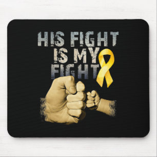 Sein Kampf ist mein Kampf gegen das Krebsbewusstse Mousepad