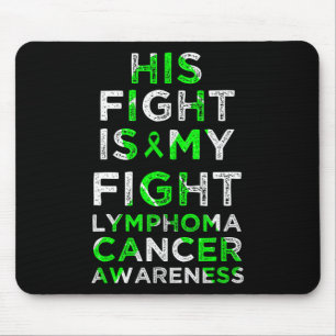 Sein Kampf ist mein Kampf gegen das Lymphom Blutkr Mousepad