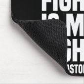 Sein Kampf ist mein Kampf gegen den grauen Bugbon  Mousepad (Ecke)