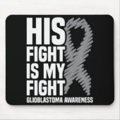 Sein Kampf ist mein Kampf gegen den grauen Bugbon Mousepad (Vorne)