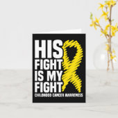 Sein Kampf ist mein Kampf gegen den Krebs der Mult Karte (Gelbe Blume)