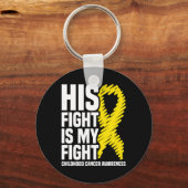 Sein Kampf ist mein Kampf gegen den Krebs der Mult Schlüsselanhänger (Vorderseite)