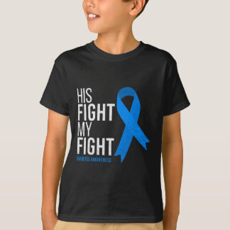 Sein Kampf ist mein Kampf gegen Diabetes Aufklärun T-Shirt