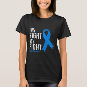 Sein Kampf ist mein Kampf gegen Diabetes Aufklärun T-Shirt