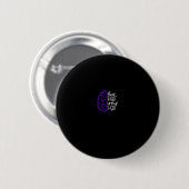 Sein Kampf ist mein Kampf gegen Epilepsie Bewussts Button (Vorne & Hinten)
