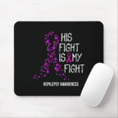 Sein Kampf ist mein Kampf gegen Epilepsie Bewussts Mousepad (Mit Mouse)