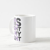 Sein Kampf ist mein Kampf gegen Heimerheimer's Bew Kaffeetasse (Vorderseite Links)