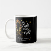 Sein Kampf ist mein Kampf gegen Multipler Sklerose Kaffeetasse (Links)