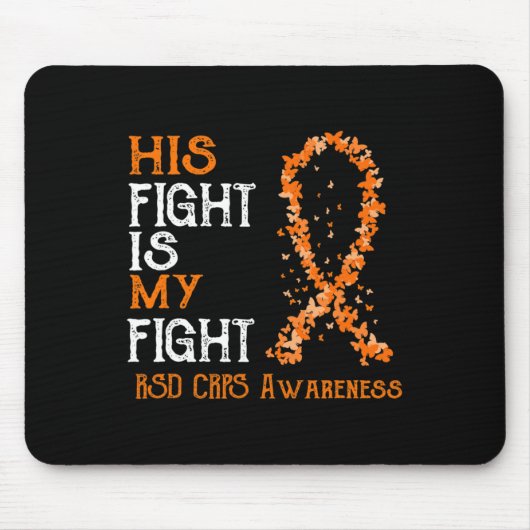 Sein Kampf ist mein Kampf gegen RSD CRPS Bewusstse Mousepad (Vorne)