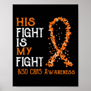 Sein Kampf ist mein Kampf gegen RSD CRPS Bewusstse Poster