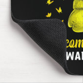 Sein Kampf ist mein Kampf gegen Sarcoma Krebs Bewu Mousepad (Ecke)