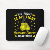 Sein Kampf ist mein Kampf gegen Sarcoma Krebs Bewu Mousepad (Mit Mouse)