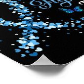 Sein Kampf ist mein Kampf gegen T1D Mama Diabetes Poster (Ecke)