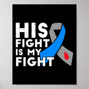 Sein Kampf ist mein Kampf gegen Typ 1 Diabetes Bew Poster
