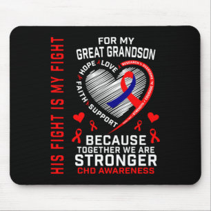 Sein Kampf ist mein Kampf Großer Enkel Chd Herz Di Mousepad