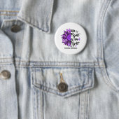 Sein Kampf ist mein Kampf Leopard Sonnenblume Über Button (Beispiel)