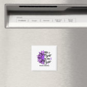 Sein Kampf ist mein Kampf Leopard Sonnenblume Über Magnet (In Situ (Geschirrspüler))