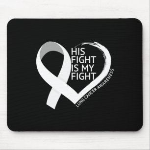 Sein Kampf ist mein Kampf Monat der Lungenkrebsauf Mousepad