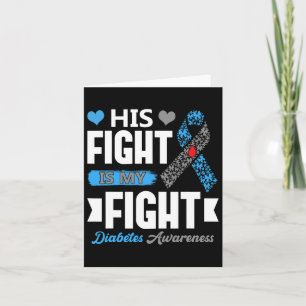 Sein Kampf ist mein Kampf T1d Diabetiker Typ-1-Dia Karte