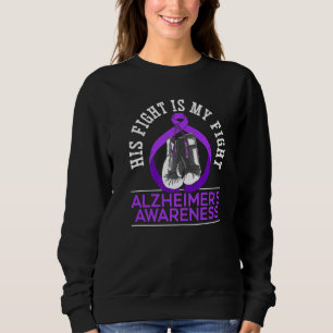 Sein Kampf ist mein Kampf um Alz Alzheimer's Aussi Sweatshirt