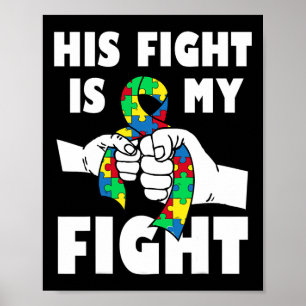 Sein Kampf ist mein Kampf um Inspiration Autismus  Poster