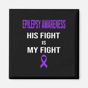 Sein Kampf ist mein Lila Kampf gegen Epilepsie Magnet