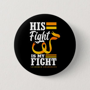 Sein Kampf ist mein Vater Son Husband Leukemia Awa Button