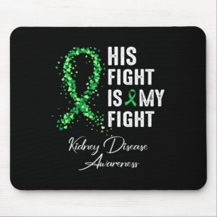Sein Kampf ist meine Bekämpfung der grünen Ribbon- Mousepad