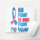 Sein Kampf ist unser Kampf gegen Diabetes Bewussts Mousepad (Mit Mouse)